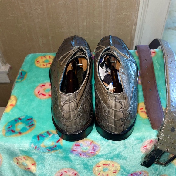 Mauri Hornback Ankle Boots with SZ 42 free belt - Picture 5 of 7